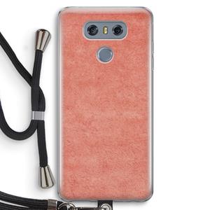 CaseCompany Marrakech Walls: LG G6 Transparant Hoesje met koord