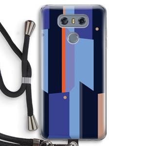 CaseCompany Gestalte 3: LG G6 Transparant Hoesje met koord
