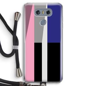 CaseCompany Gestalte 4: LG G6 Transparant Hoesje met koord