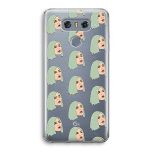 CaseCompany King Kylie: LG G6 Transparant Hoesje