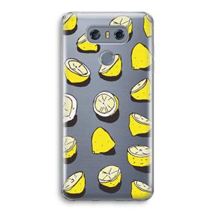 CaseCompany When Life Gives You Lemons...: LG G6 Transparant Hoesje