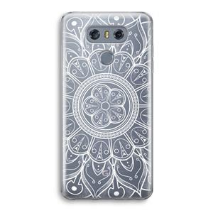CaseCompany Roses Are Red: LG G6 Transparant Hoesje