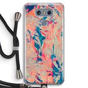 CaseCompany Alone: LG G6 Transparant Hoesje met koord