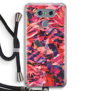 CaseCompany California: LG G6 Transparant Hoesje met koord
