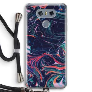 CaseCompany Light Years Beyond: LG G6 Transparant Hoesje met koord