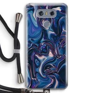 CaseCompany Mirrored Mirage: LG G6 Transparant Hoesje met koord