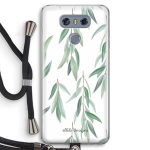 CaseCompany Branch up your life: LG G6 Transparant Hoesje met koord