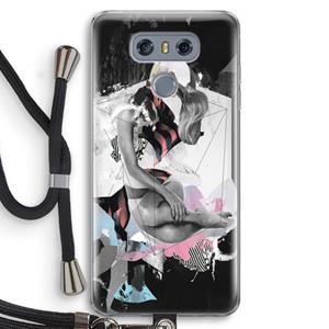 CaseCompany Camouflage de sommeil: LG G6 Transparant Hoesje met koord