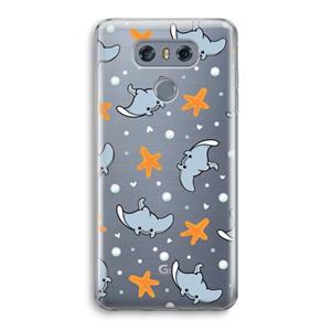 CaseCompany Manta: LG G6 Transparant Hoesje