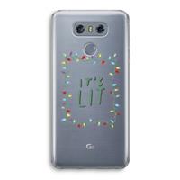 CaseCompany It's Lit: LG G6 Transparant Hoesje