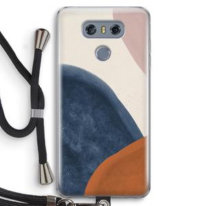 CaseCompany Geo #1: LG G6 Transparant Hoesje met koord