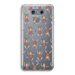 CaseCompany Gymboys: LG G6 Transparant Hoesje