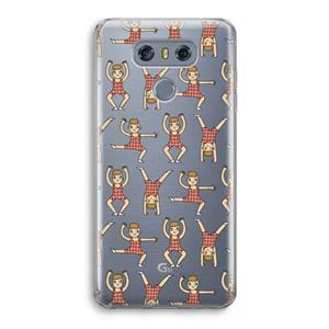 CaseCompany Gymboys: LG G6 Transparant Hoesje