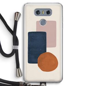 CaseCompany Geo #3: LG G6 Transparant Hoesje met koord