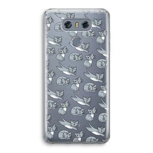CaseCompany Poezen: LG G6 Transparant Hoesje