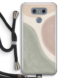 CaseCompany Geo #6: LG G6 Transparant Hoesje met koord
