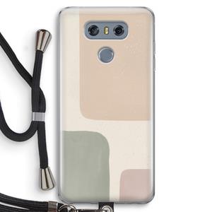 CaseCompany Geo #7: LG G6 Transparant Hoesje met koord