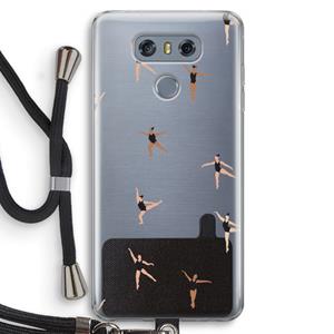 CaseCompany Dancing #1: LG G6 Transparant Hoesje met koord