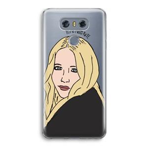 CaseCompany Mary Kate: LG G6 Transparant Hoesje