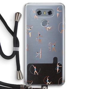 CaseCompany Dancing #3: LG G6 Transparant Hoesje met koord