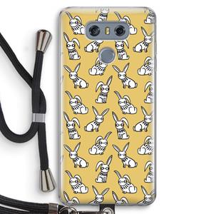 CaseCompany Haas: LG G6 Transparant Hoesje met koord