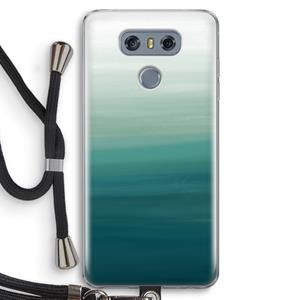 CaseCompany Ocean: LG G6 Transparant Hoesje met koord