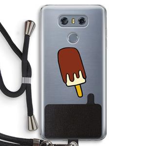 CaseCompany Frisco: LG G6 Transparant Hoesje met koord