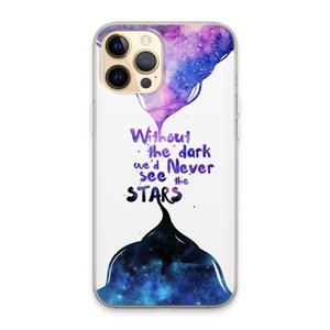 CaseCompany Stars quote: iPhone 13 Pro Max Transparant Hoesje