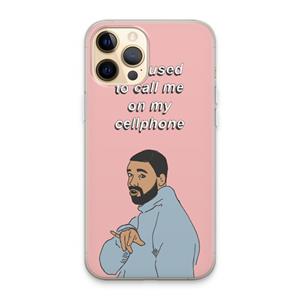 CaseCompany Hotline bling: iPhone 13 Pro Max Transparant Hoesje