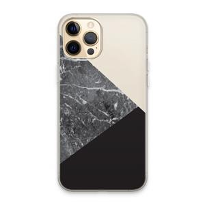 CaseCompany Combinatie marmer: iPhone 13 Pro Max Transparant Hoesje