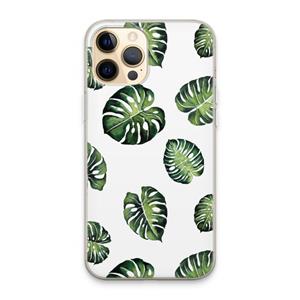 CaseCompany Tropische bladeren: iPhone 13 Pro Max Transparant Hoesje