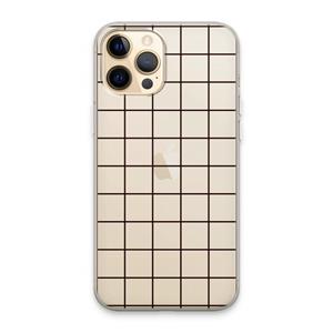CaseCompany Rooster: iPhone 13 Pro Max Transparant Hoesje
