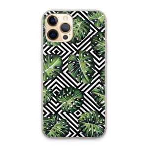 CaseCompany Geometrische jungle: iPhone 13 Pro Max Transparant Hoesje