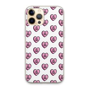 CaseCompany GIRL POWER: iPhone 13 Pro Max Transparant Hoesje