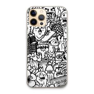 CaseCompany Vexx Mixtape #2: iPhone 13 Pro Max Transparant Hoesje