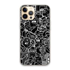 CaseCompany Vexx Black City : iPhone 13 Pro Max Transparant Hoesje