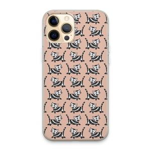 CaseCompany Zwarte poes: iPhone 13 Pro Max Transparant Hoesje
