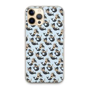 CaseCompany Zeemeermin: iPhone 13 Pro Max Transparant Hoesje