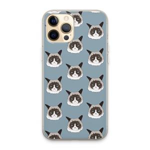 CaseCompany It's a Purrr Case: iPhone 13 Pro Max Transparant Hoesje