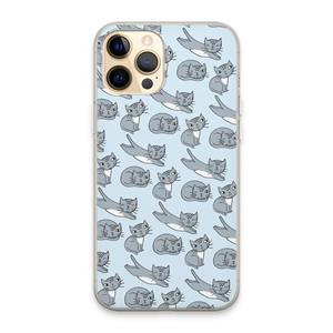 CaseCompany Poezen: iPhone 13 Pro Max Transparant Hoesje
