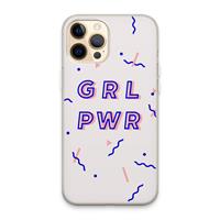 CaseCompany GRL PWR: iPhone 13 Pro Max Transparant Hoesje