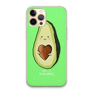 CaseCompany Avocuddle: iPhone 13 Pro Max Transparant Hoesje