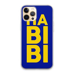 CaseCompany Habibi Blue: iPhone 13 Pro Max Transparant Hoesje