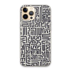 CaseCompany Moroccan Print: iPhone 13 Pro Max Transparant Hoesje