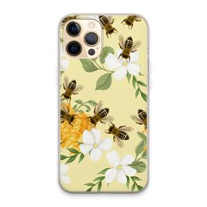 CaseCompany No flowers without bees: iPhone 13 Pro Max Transparant Hoesje