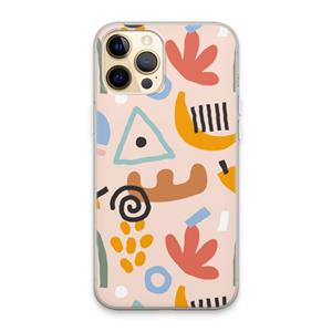 CaseCompany Abstract: iPhone 13 Pro Max Transparant Hoesje