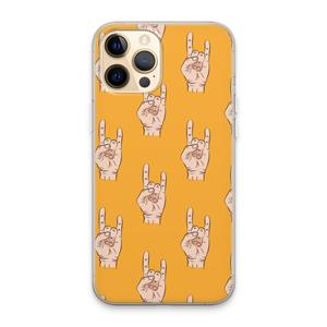 CaseCompany Rock: iPhone 13 Pro Max Transparant Hoesje