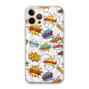 CaseCompany Pow Smack: iPhone 13 Pro Max Transparant Hoesje