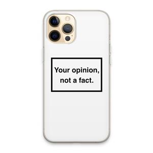CaseCompany Your opinion: iPhone 13 Pro Max Transparant Hoesje