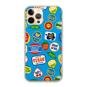 CaseCompany Fruitsticker: iPhone 13 Pro Max Transparant Hoesje